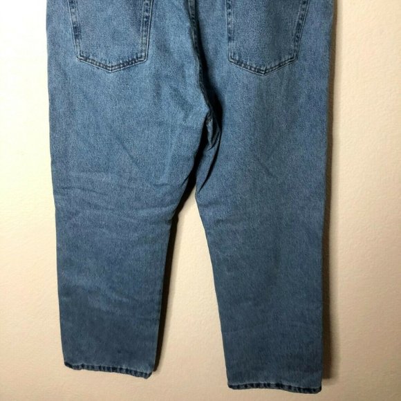 Rustler Classic Men's Regular 5 Pocket Jean, Stone - Picture 2 of 3